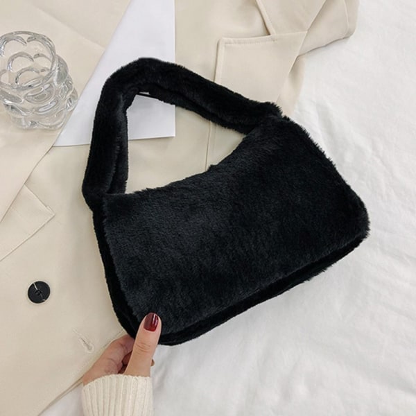 Olkavarsilaukku Fluffy Totes WHITE white