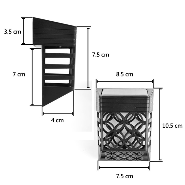 Solar Light Solar hegnslys VARME&FARVERIGE 2 2 Warm&Colorful 2-2