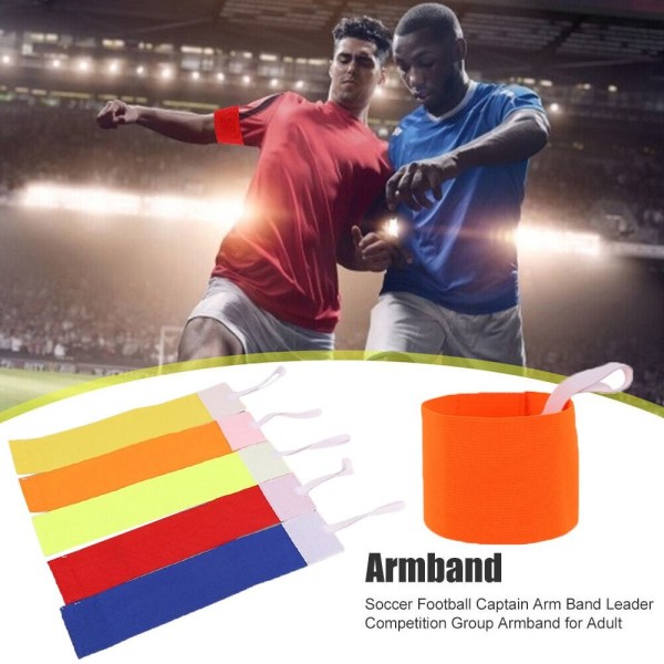 4 Stk Fodbold Armbånd Fodbold Armbånd ORANGE VOKSEN VOKSEN Orange Adult-Adult