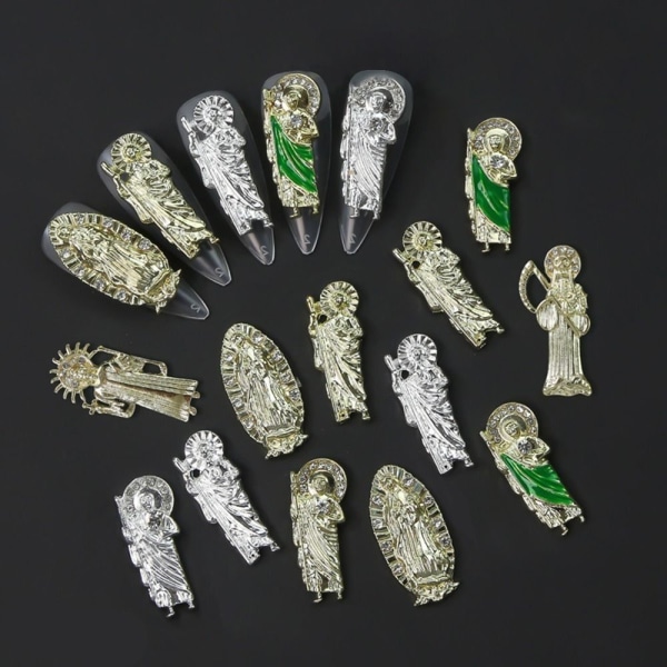 Nail Charms Saint Jesus 8 8 8