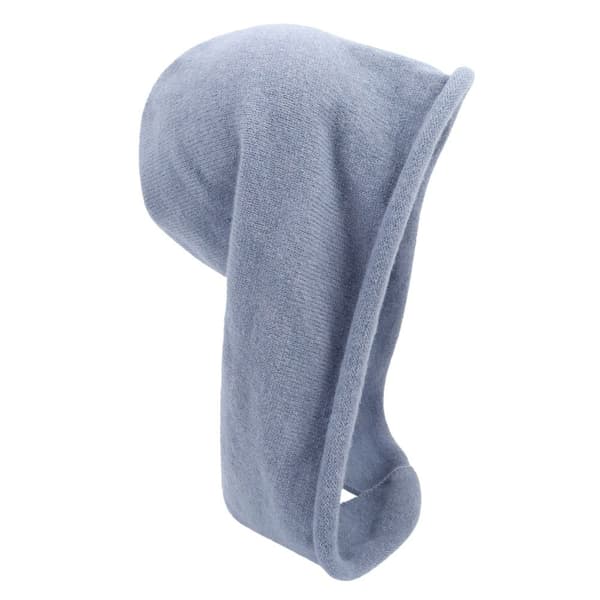 Cashmere sjalhat hættehatte BLÅ Blue
