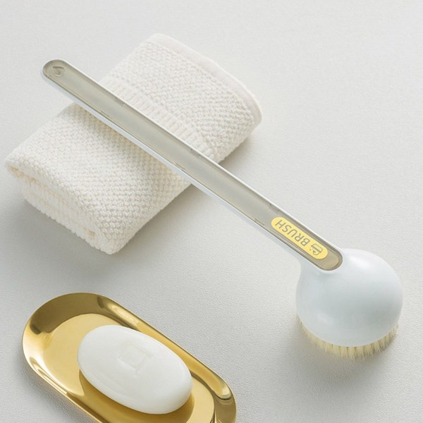 Badborste Badboll VIT BADBORSTE BADBORSTE White Bath brush-Bath brush