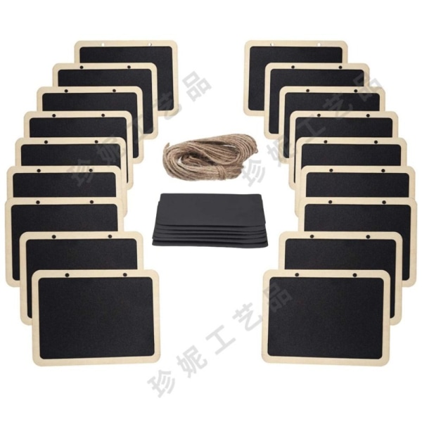 20 Pack Chalkboard Tags Liitutaulut Viestitunnisteet