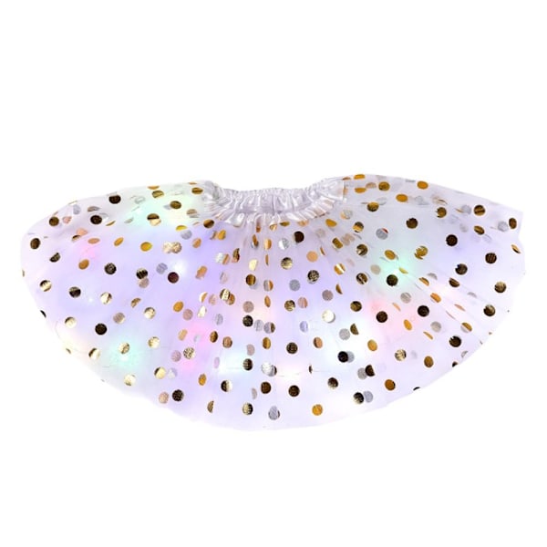 LED Tutu Kjol Dance Pettiskirt ROSA Pink