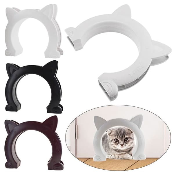 Pet Gate Dør Klappdører BRUN brown