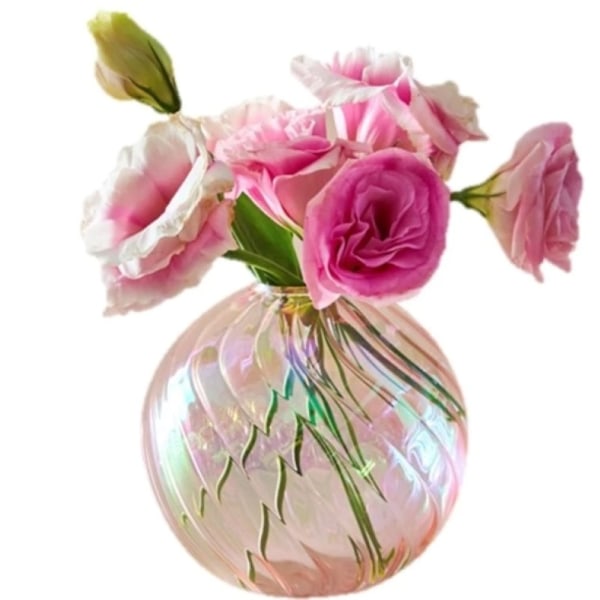 Innvendig glassvase Iriserende ballvaser ROSA S S pink S-S