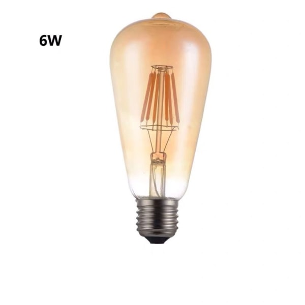 LED-glödlampa Vintage Glödlampa MÖRKBRUN 8W 8W dark brown 8W-8W