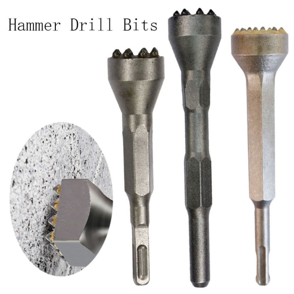 Roterende Meisel Bits Hammer Drill Bits RUNDT HÅNDTAK RUNDT HÅNDTAK Round Handle