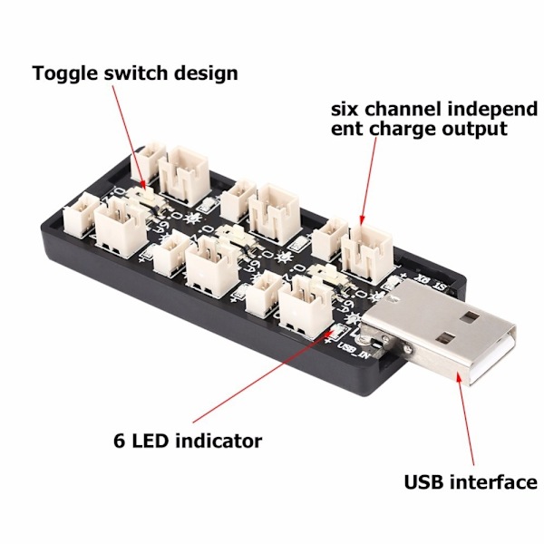 Lipo-akun lataussovitin USB pikalataussovitin 3,8V 3.8V