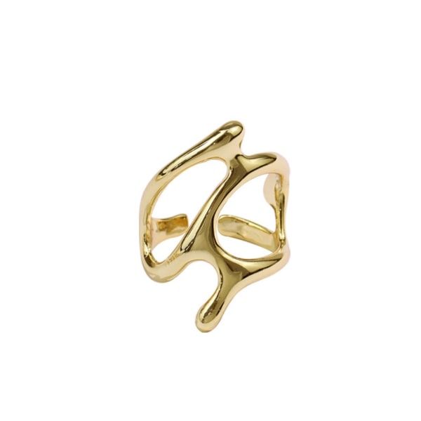 5stk Justerbare Ringe Hule Grene GULD gold