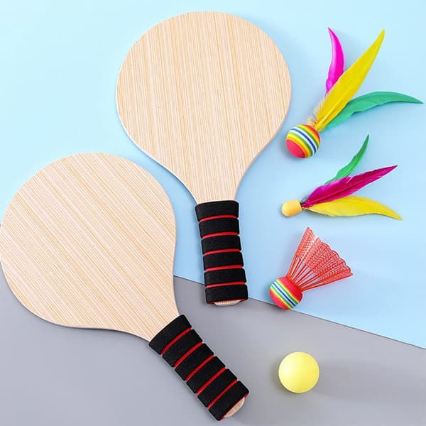 Cricket Bat Ball Paddle Shuttlecock Sæt SÆT 2 SÆT 2 Set 2