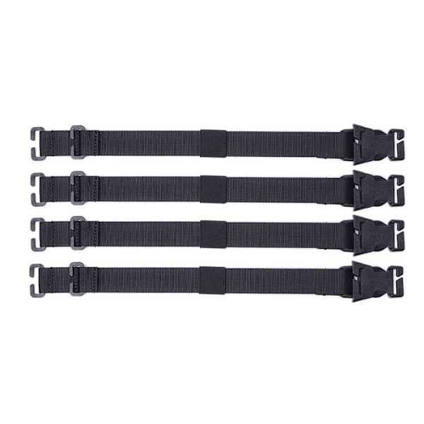 4 Stk Tactical MOLLE Stroppe Kompressionsstropper SORT Black