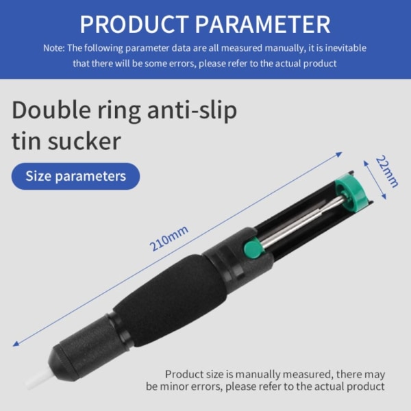 Loddekolbe aflodningspistol MED EKSTRA DYSE MED EKSTRA DYSE With Extra Nozzle