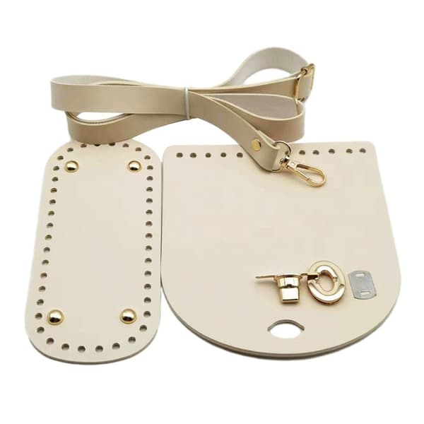 Väska Strap Handväska Vävd SVART Black