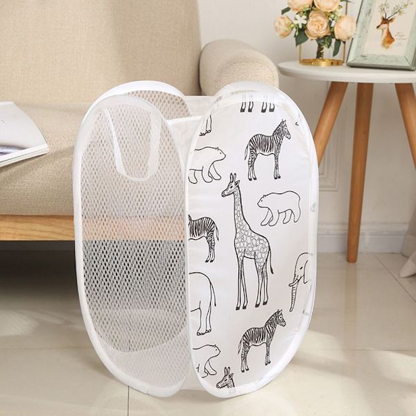 Pyykkikorit Mesh Laundry VALKOINEN white