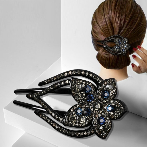 Kvinders krystalhårspænder Rhinestone-hårnål E E E
