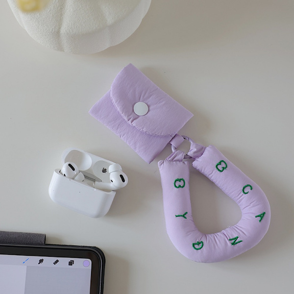 Förvaringsväska Trådlösa hörlurar LILA purple