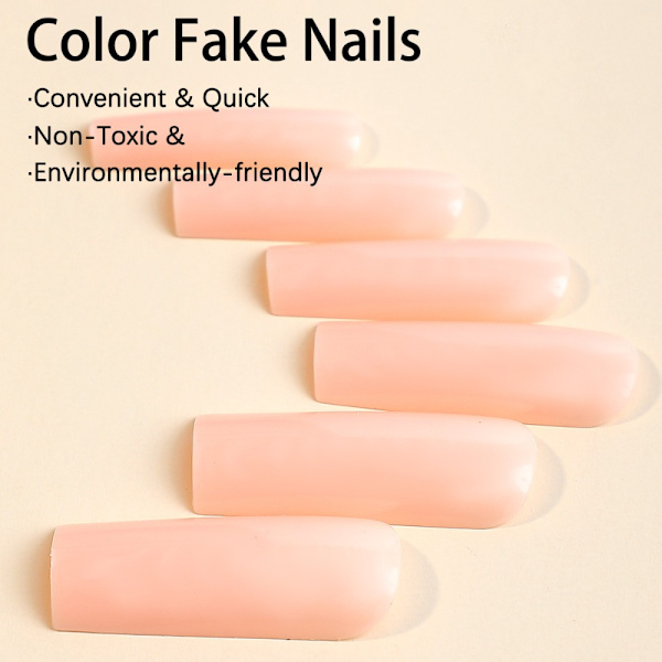 French Fake Nails Ballerina False Nail XB-70-63 XB-70-63 XB-70-63