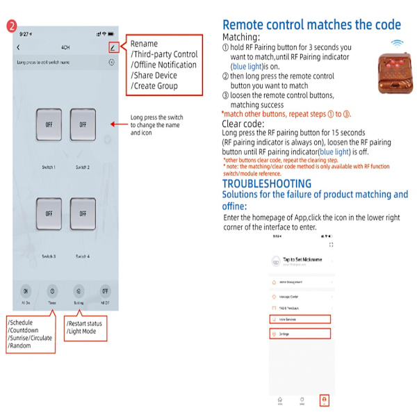 Kontaktreläbrytarmodul Självlåsande Interlocking Remote