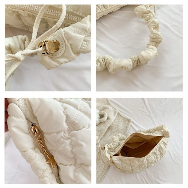 Skuldertaske Puffy Håndtaske SORT Black
