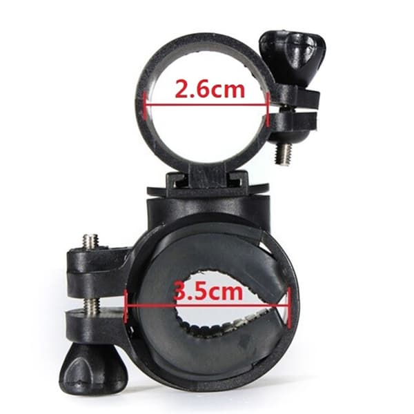 Taskulampputelineen pidikkeen taskulampun pidike 2Pcs
