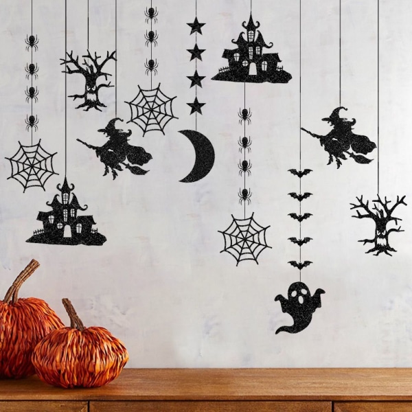 Halloween-riippuva banneri riippuva koriste-oviripustin