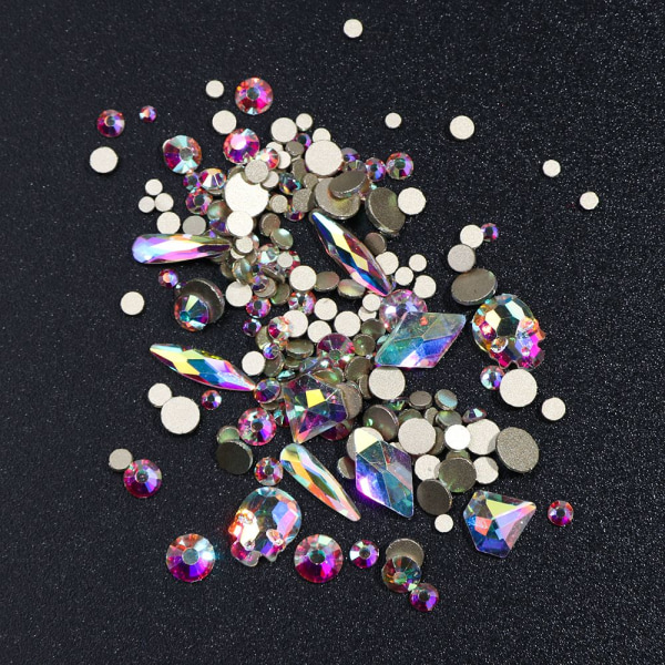 Nail Art Rhinestones Bottom Crystal Glitter Glass