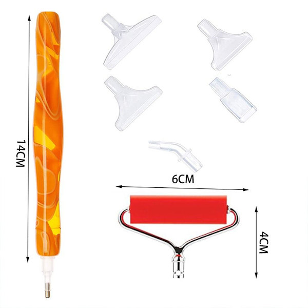 Diamond Painting Pen Point Drill Penne GUL GUL Yellow