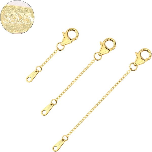 Halskæde Extenders Gold Chain Extenders Smykker Supplies