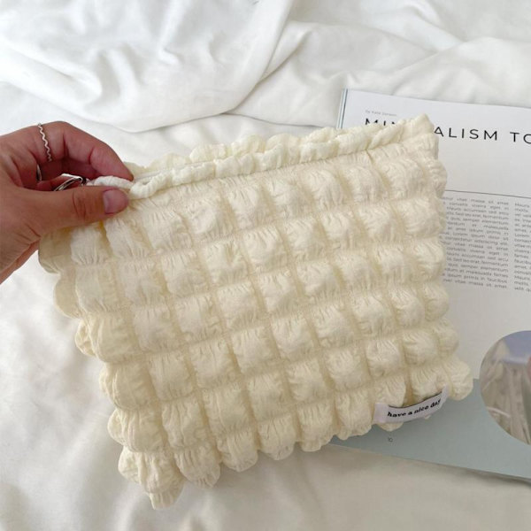 Kosmetisk veske Clutch veske OFF WHITE Off white
