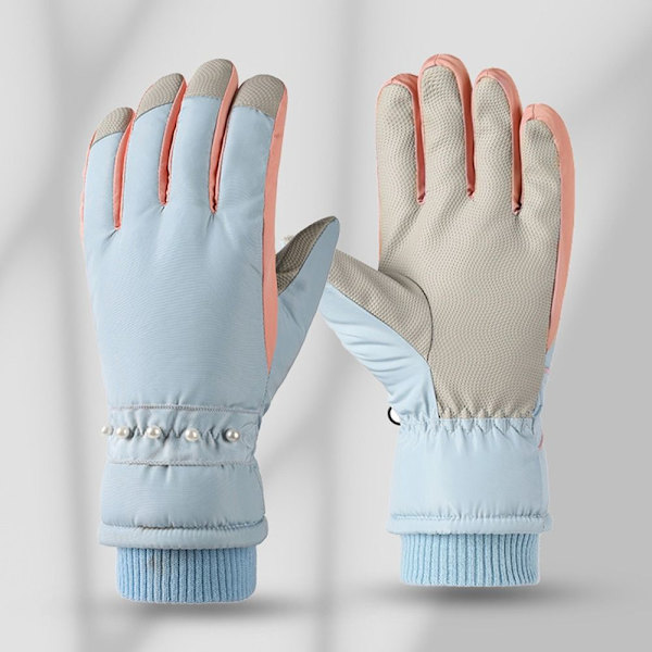 Naisten Pehmohanskat Lumilauta Ski Gloves LAKE BLUE lake blue
