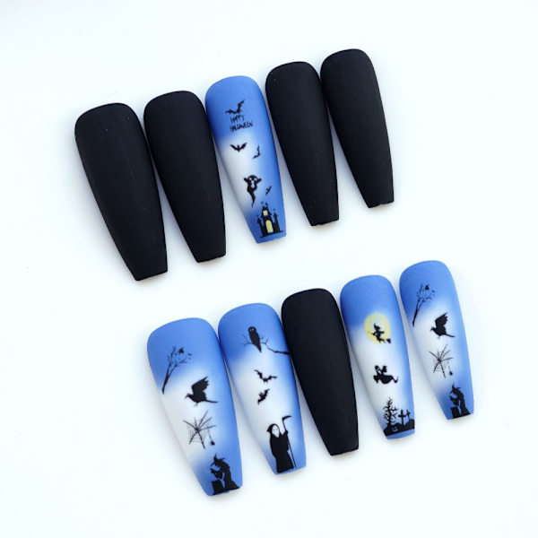 Halloween Fake Nails Ballerina False Nail Z-424 Z-424 Z-424