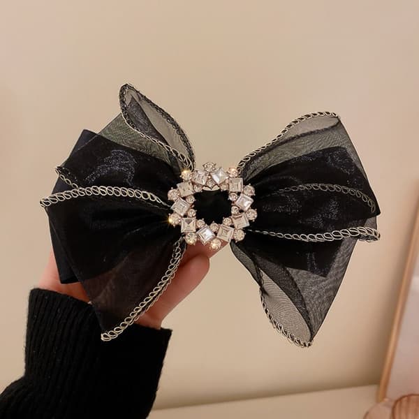 Bowknot Hårnåle Hårklemme SORT black