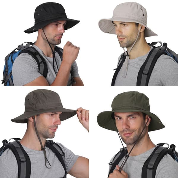 Buckets Hat UV Beskyttelse SORT Black