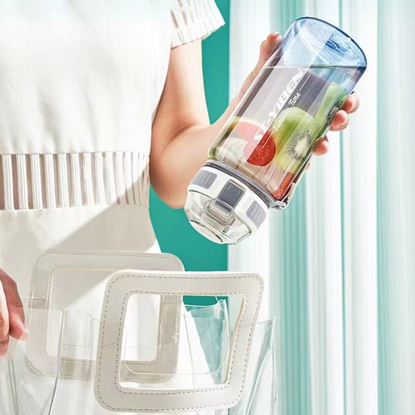 Vattenflaska Student Vattenkopp GRÅ 1100ML 1100ML Grey 1100ml-1100ml