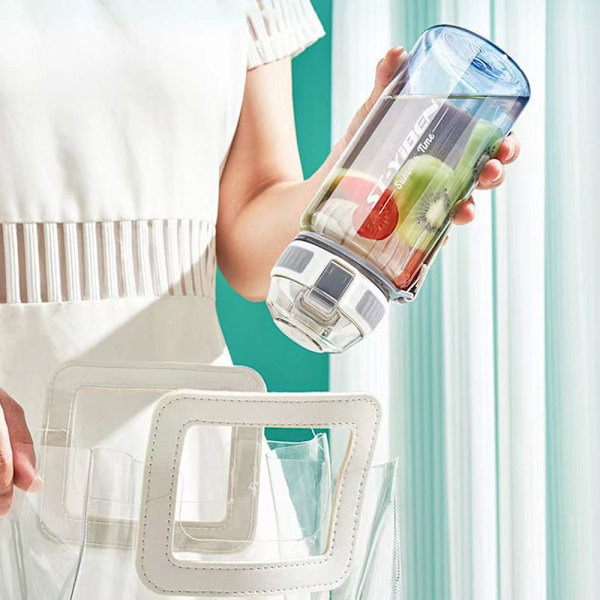 Vattenflaska Studentvattenkopp GRÅ 850ML 850ML Grey 850ML-850ML
