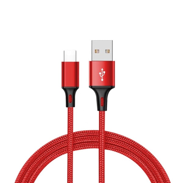 Hurtiglading Type-C Datakabel RØD TYPE-C TYPE-C RED TYPE-C-TYPE-C