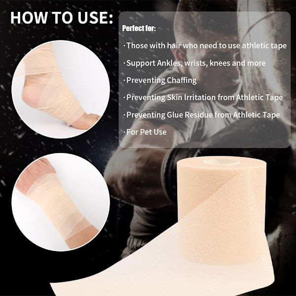 Foam Sports Tape Foam Bandage 6CMX20M 6CMX20M 6cmx20m