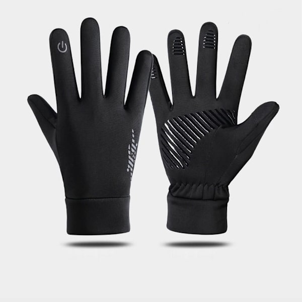 Varme termiske hansker Ridehansker SVART L black L