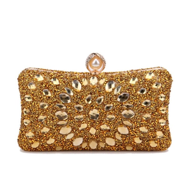 Kveldsvesker Clutch-veske GULL FLERFARGER GULL FLERFARGER gold multicolour