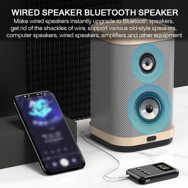 Bluetooth 5.0-mottagare kompatibel sändaradapter