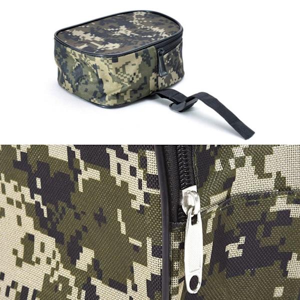 Runda fiskerullar väska Canvas fiskerulle väska KAMOUFLAGE camouflage