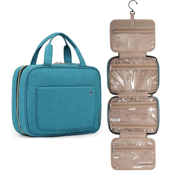 Stor resväska med hängkrok 	sky blue