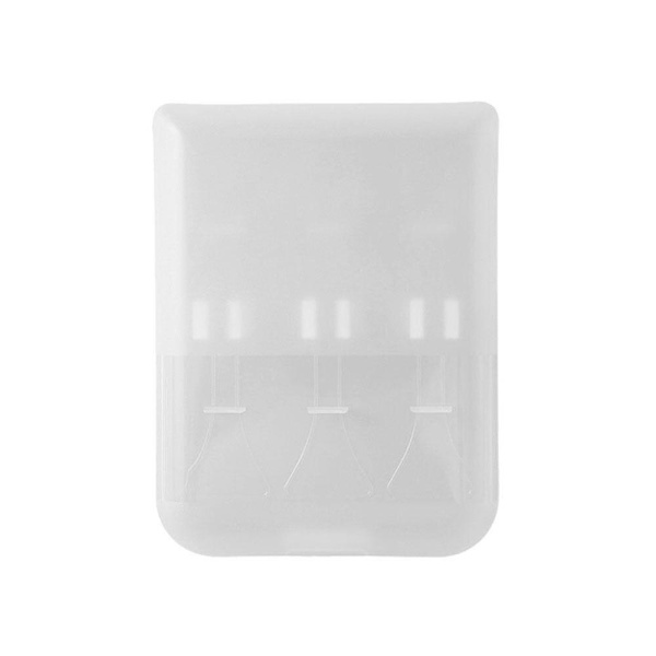 Tandborsthuvud Bärbar Box Tandborsthuvud Förvaringslåda 3Pcs