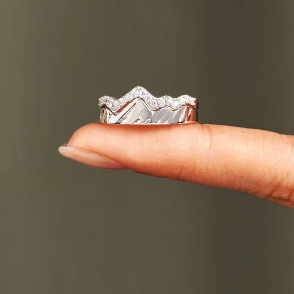 Mountain Ring Par Ring SØLV 9 Silver 9