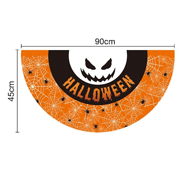Halloween Fläktformad banner Halloween Bunting Flag STIL 8 Style 8
