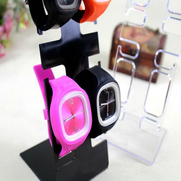 Opbevaringsstativ Ur Display Stand TRANSPARENT Transparent