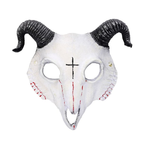 Goat Skull Masks Demon Animal Skjelettmaske 02 02 02