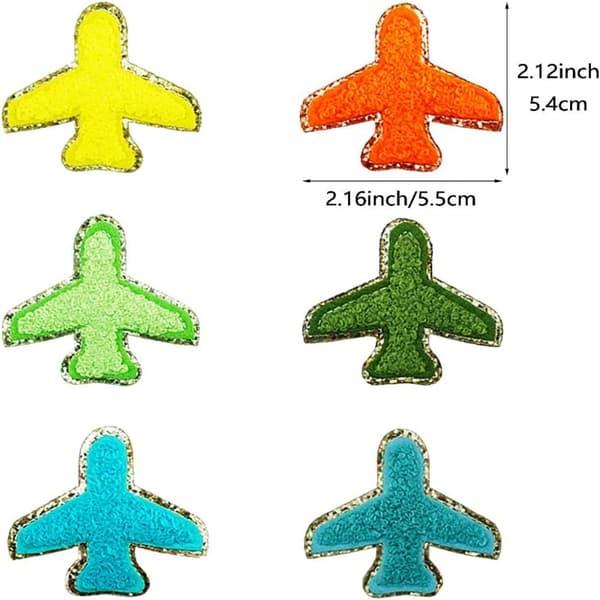 12 STK Broderilapper på flyet