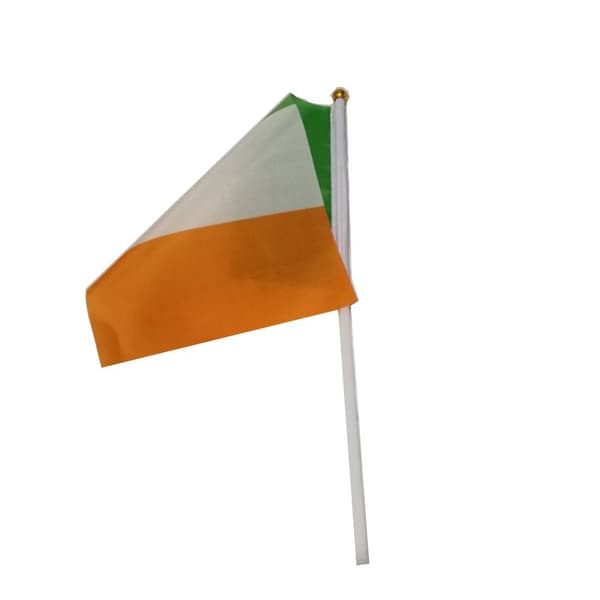 20st Irland Stick Flag Hand Viftande Flaggor 20PCSB B 20PcsB